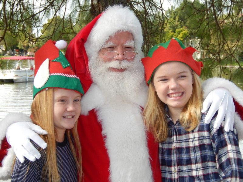 Santa at Christmas Island 2014