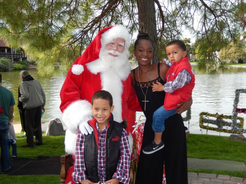 Santa at Christmas Island 2014