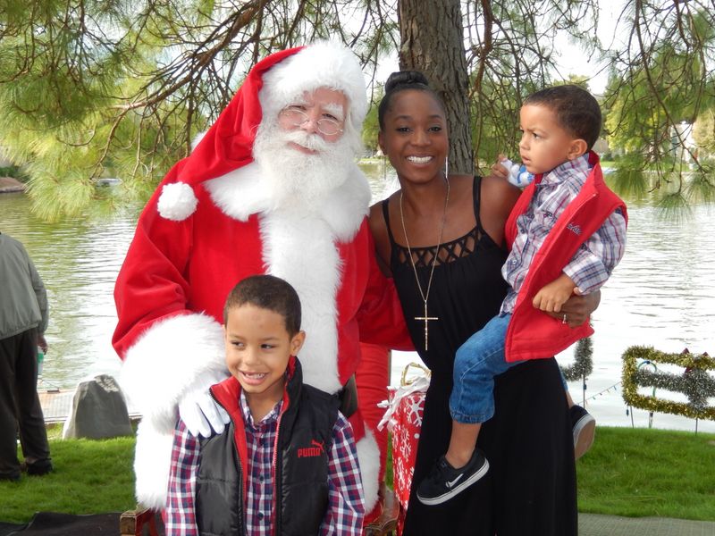 Santa at Christmas Island 2014