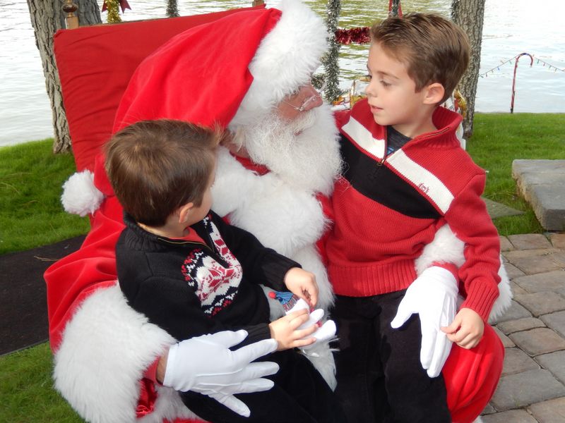 Santa at Christmas Island 2014