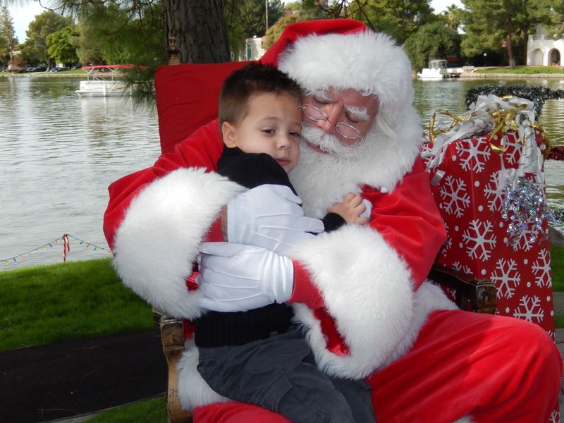 Santa at Christmas Island 2014