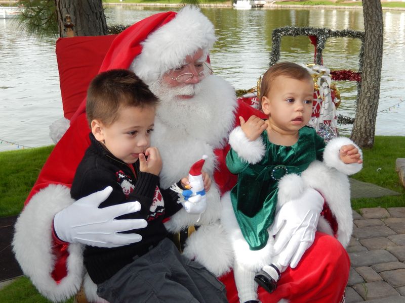 Santa at Christmas Island 2014