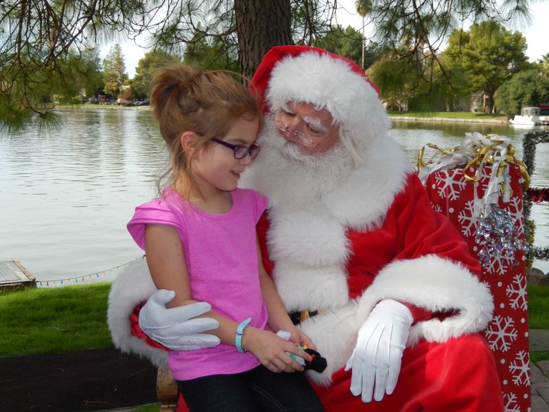 Santa at Christmas Island 2014