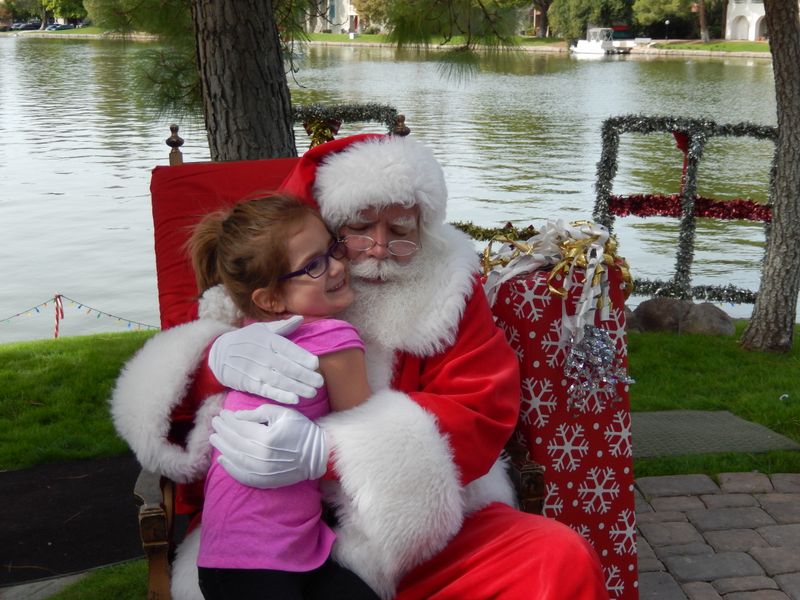 Santa at Christmas Island 2014