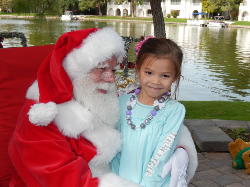 Santa at Christmas Island 2014