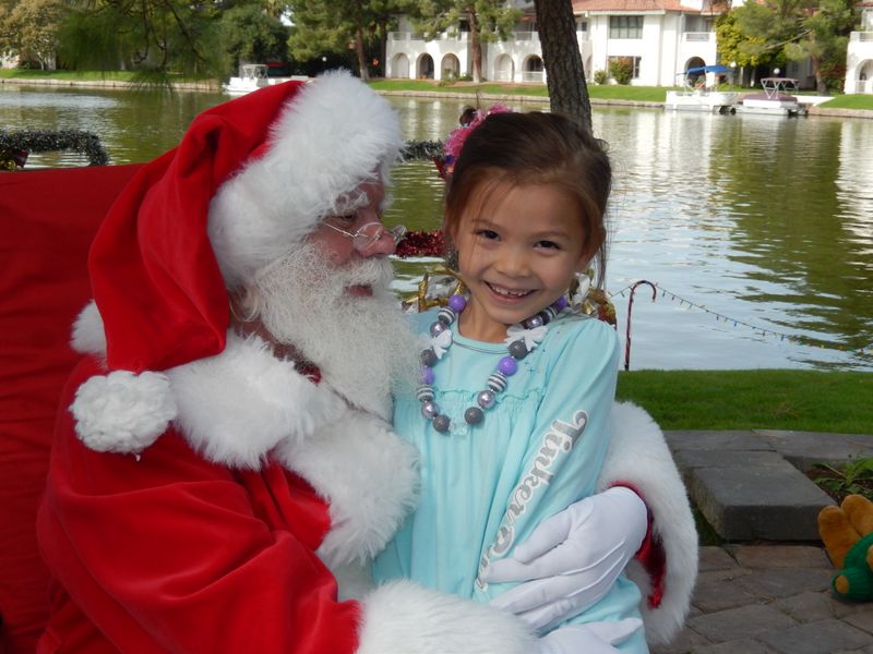 Santa at Christmas Island 2014