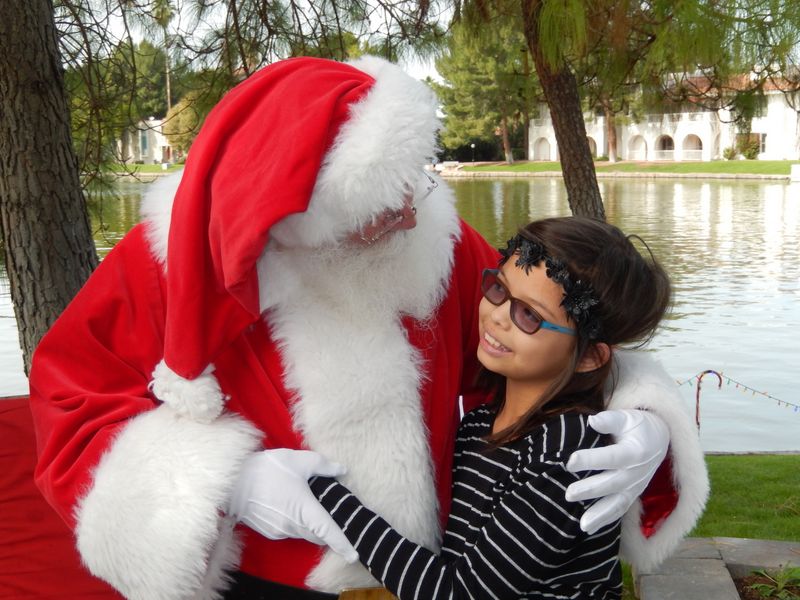 Santa at Christmas Island 2014