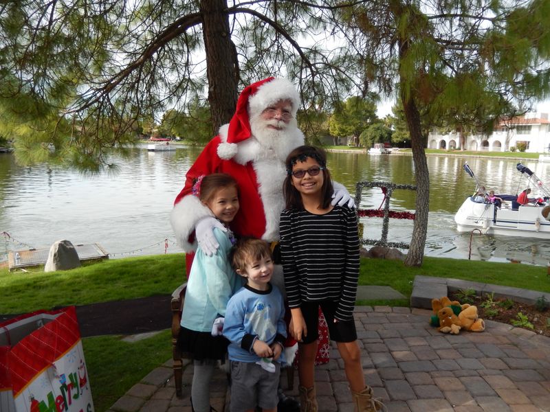 Santa at Christmas Island 2014