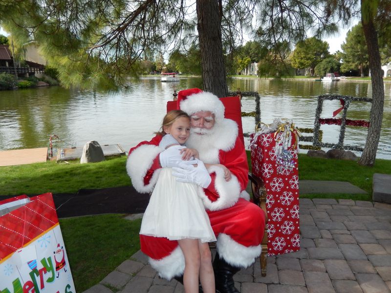 Santa at Christmas Island 2014