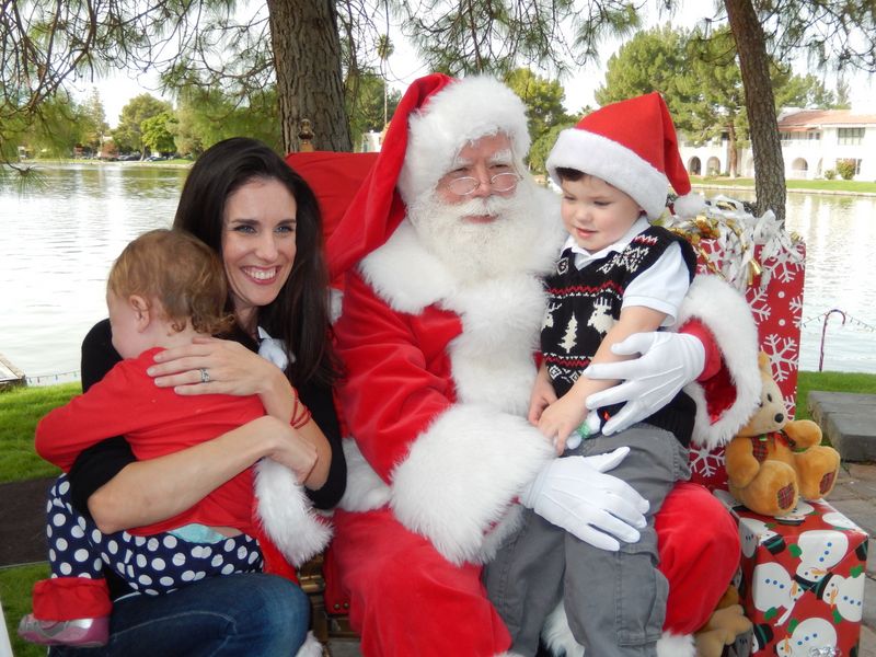 Santa at Christmas Island 2014