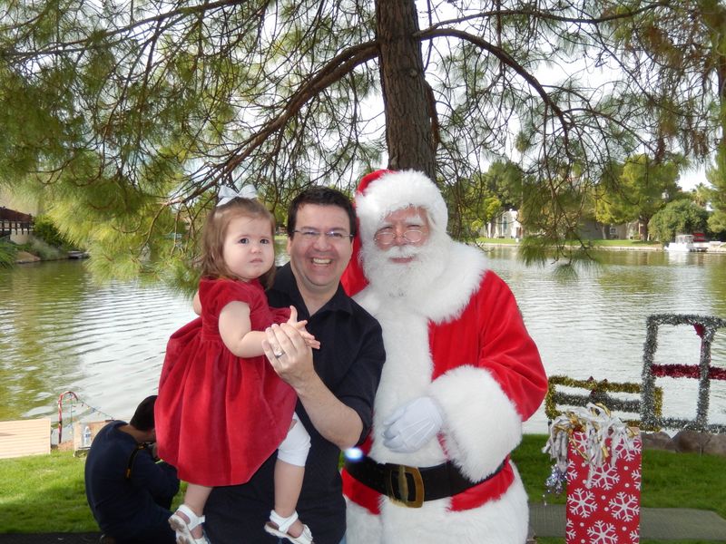 Santa at Christmas Island 2014