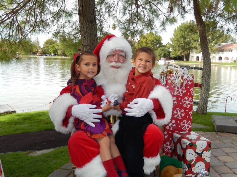 Santa at Christmas Island 2014