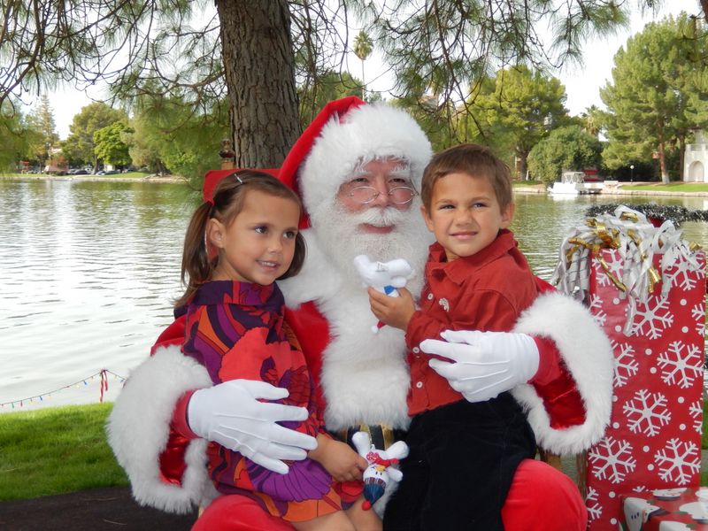 Santa at Christmas Island 2014