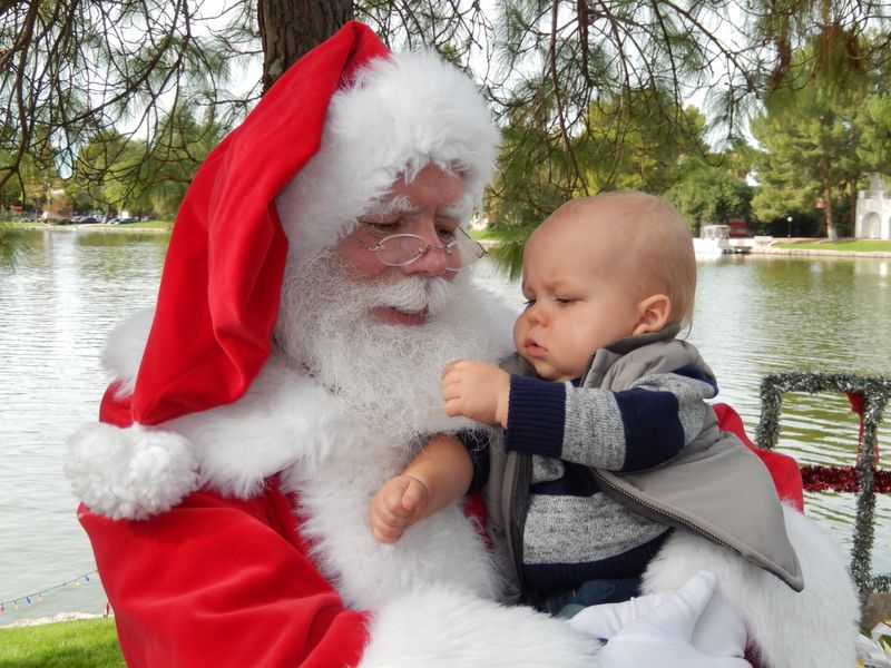 Santa at Christmas Island 2014