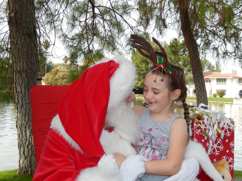 Santa at Christmas Island 2014