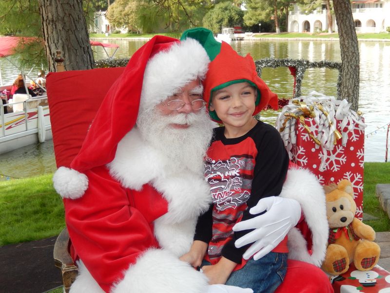 Santa at Christmas Island 2014