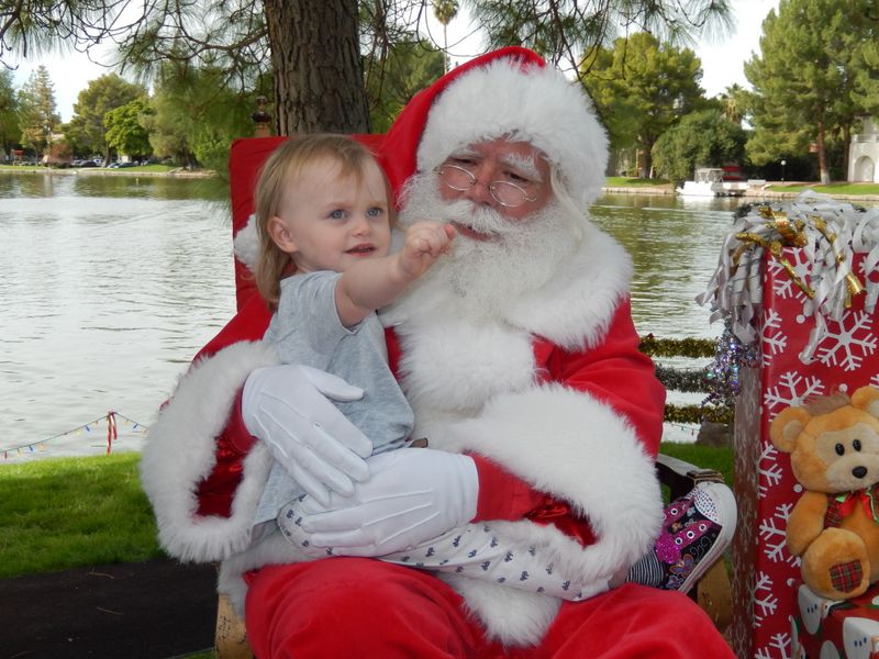 Santa at Christmas Island 2014