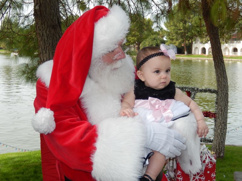 Santa at Christmas Island 2014