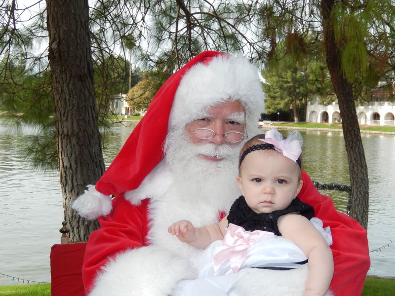 Santa at Christmas Island 2014