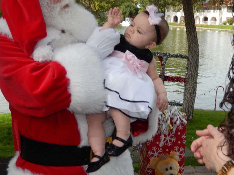 Santa at Christmas Island 2014