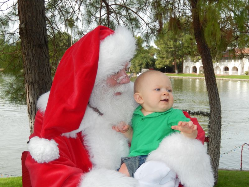 Santa at Christmas Island 2014