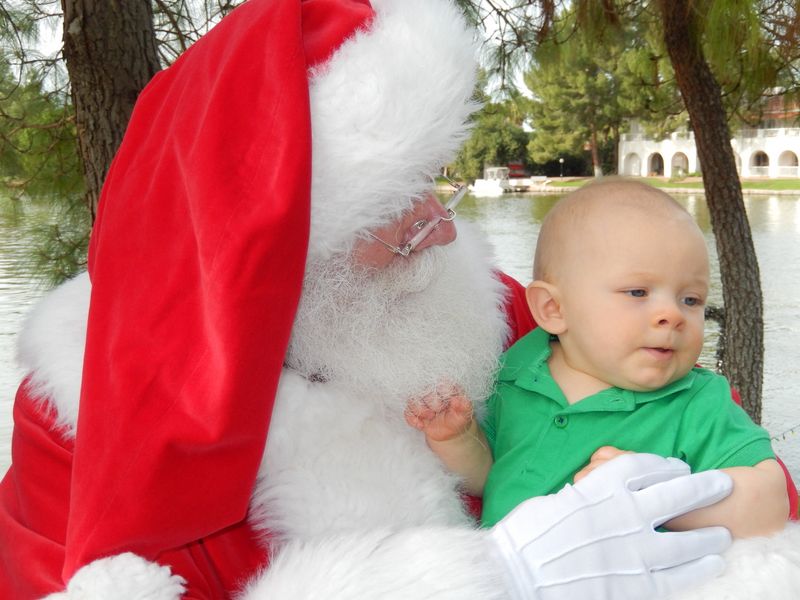 Santa at Christmas Island 2014