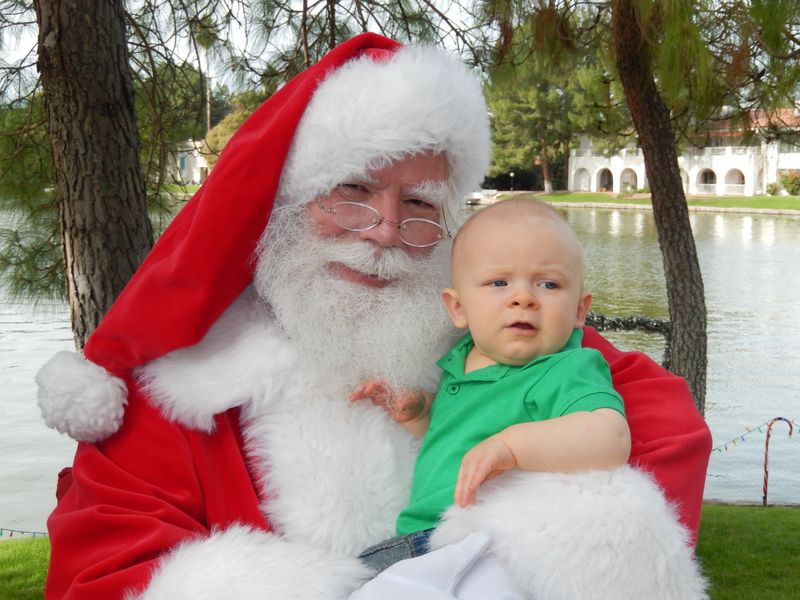 Santa at Christmas Island 2014