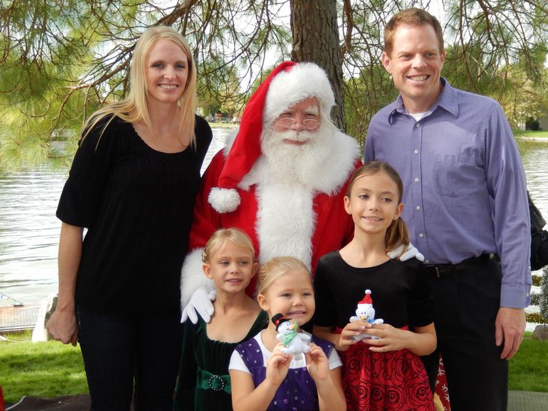 Santa at Christmas Island 2014