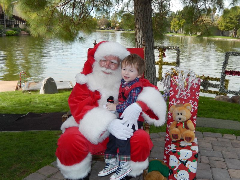 Santa at Christmas Island 2014