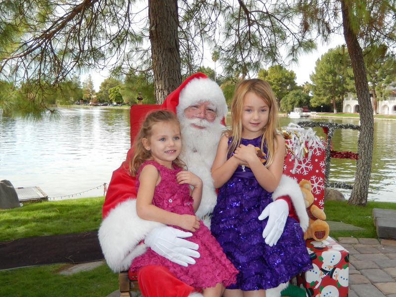 Santa at Christmas Island 2014