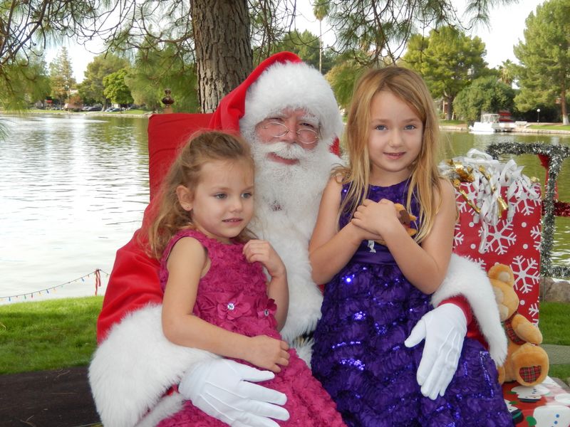 Santa at Christmas Island 2014