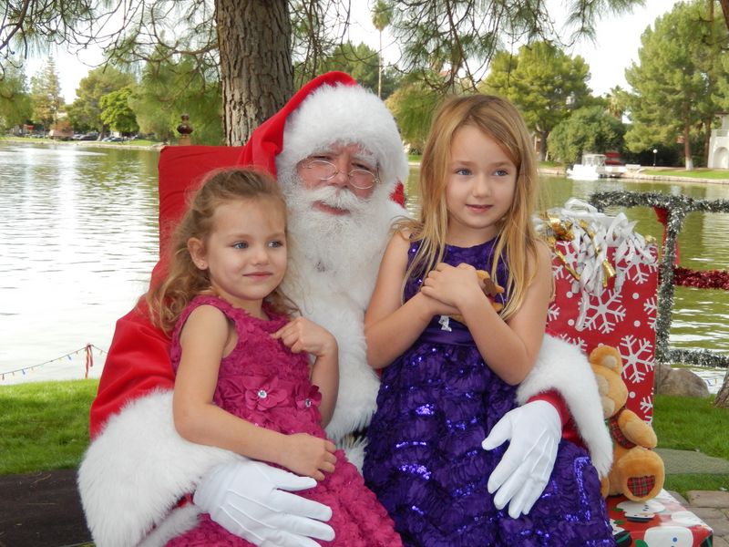 Santa at Christmas Island 2014