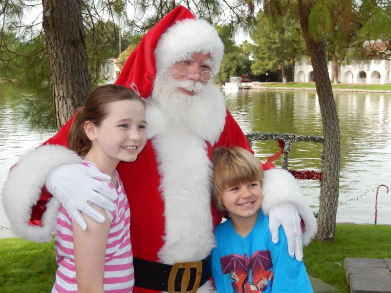 Santa at Christmas Island 2014