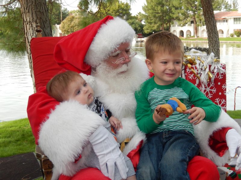 Santa at Christmas Island 2014