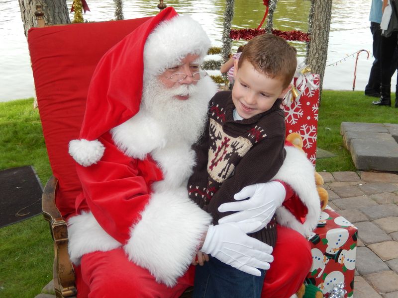 Santa at Christmas Island 2014