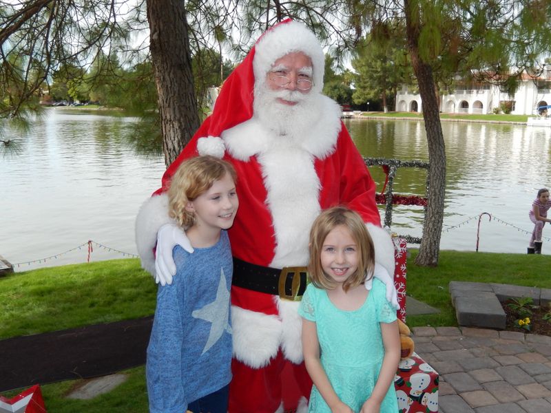 Santa at Christmas Island 2014