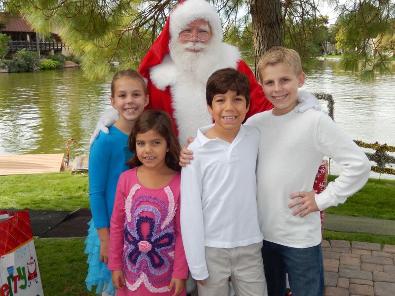 Santa at Christmas Island 2014