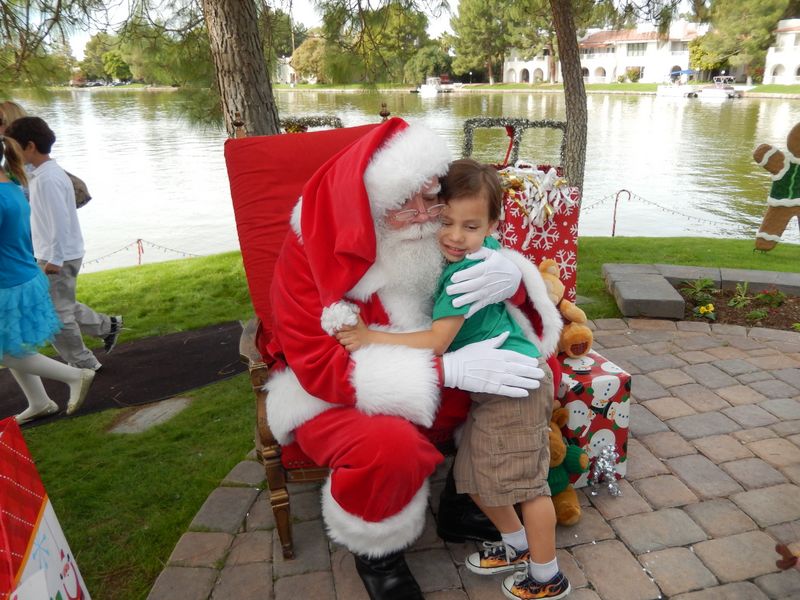 Santa at Christmas Island 2014