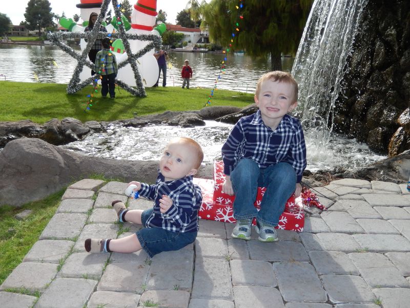 Santa at Christmas Island 2014