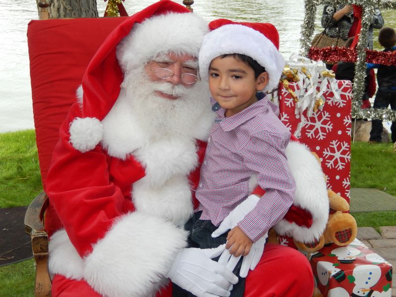 Santa at Christmas Island 2014