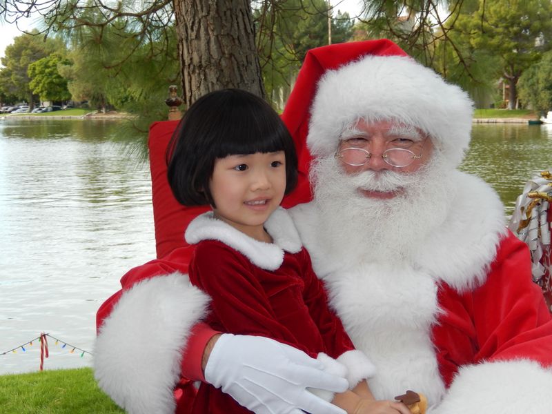 Santa at Christmas Island 2014