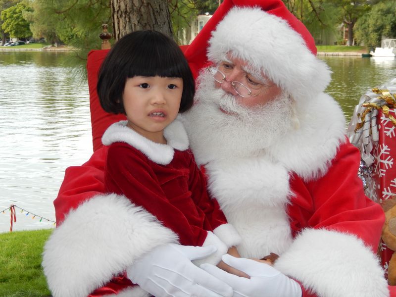 Santa at Christmas Island 2014