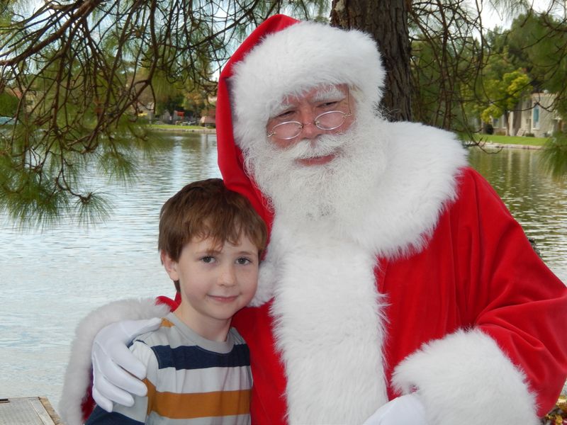 Santa at Christmas Island 2014