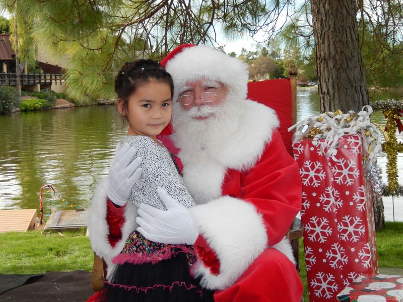 Santa at Christmas Island 2014