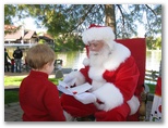 Santa at Christmas Island 2014