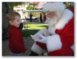 Santa at Christmas Island 2014