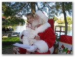 Santa at Christmas Island 2014