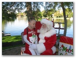 Santa at Christmas Island 2014