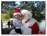 Santa at Christmas Island 2014