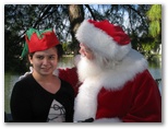 Santa at Christmas Island 2014